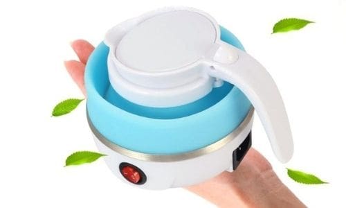 Bouilloire-Électrique-Bleue-Écologique